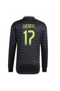 Real Madrid Lucas Vazquez #17 Voetbaltruitje 3e tenue 2022-23 Lange Mouw